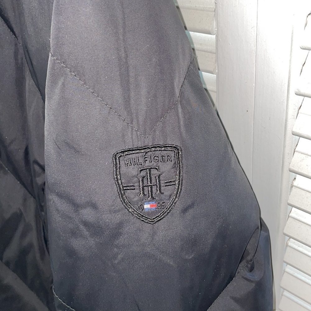 Tommy Hilfiger blue down puffer navy nyc - Picture 3 of 4